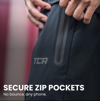 TCA Elite Tech Mens Running Shorts with Zip Pockets