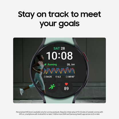 SAMSUNG Galaxy Watch 6 Classic 47mm Bluetooth Smartwatch, Rotating Bezel, Fitness Tracker, Personalized HR Zones, Advanced Sleep Coaching, US Version, Black (Renewed)