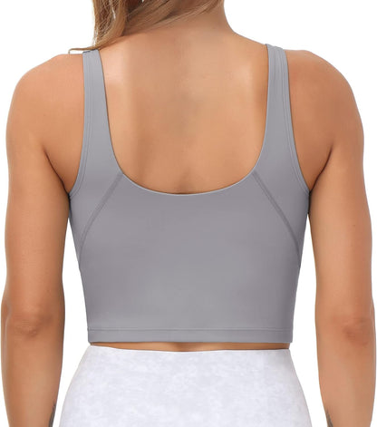 Women’s Longline Sports Bra Wirefree Padded