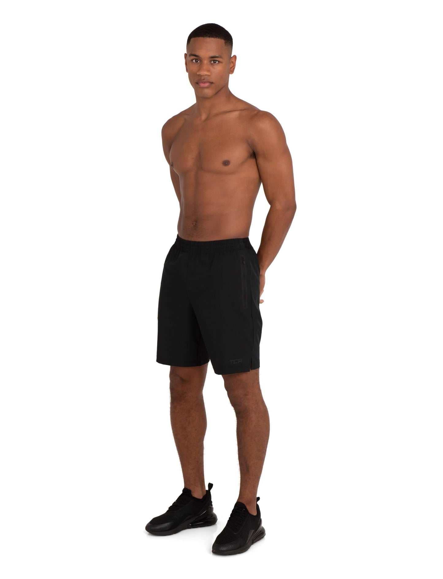 TCA Elite Tech Lightweight Mens Running Shorts Men Gym Shorts with Zip Pockets