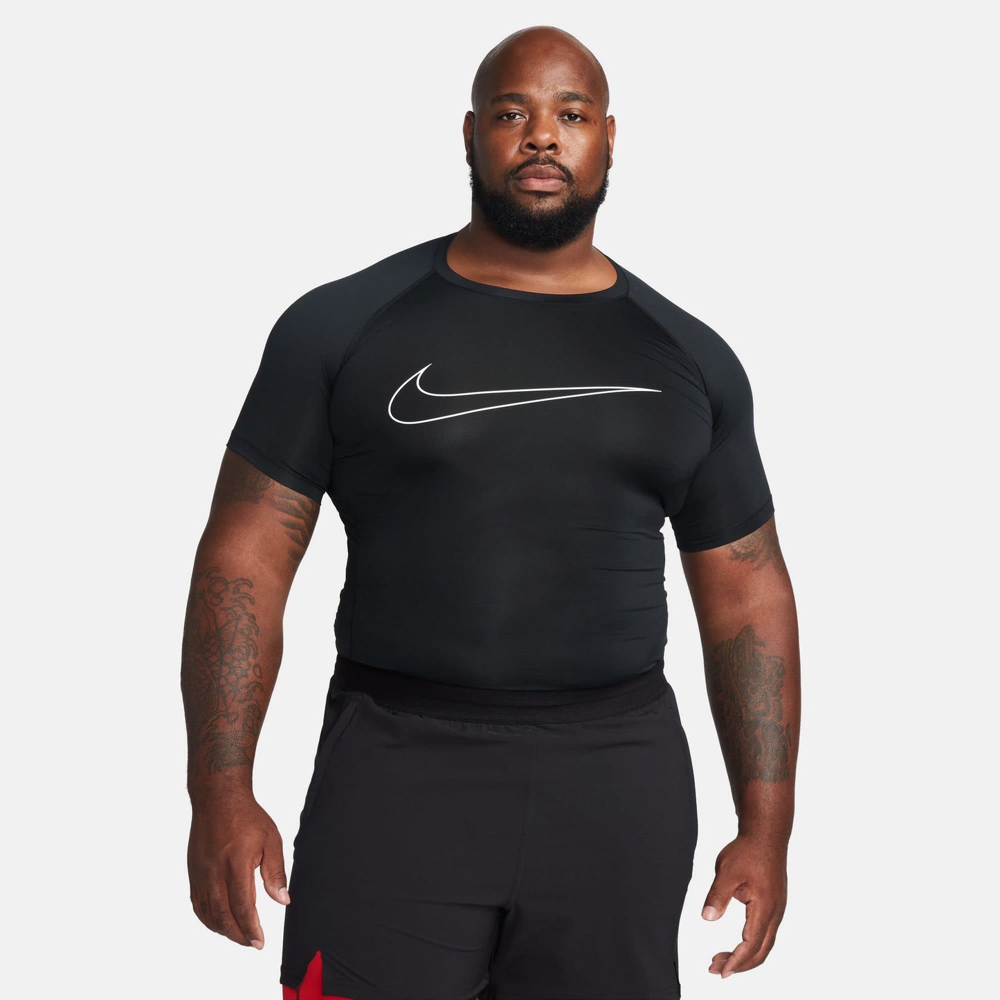 NIKE Men's M Np Df Tight Top Ss T-Shirt