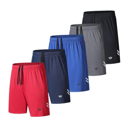 fovdtaa 5 Pack Mens Sports Shorts Men's Athletic Shorts with Pockets and Elastic Waistband, Quick Dry Workout Shorts for Men Running Trousers