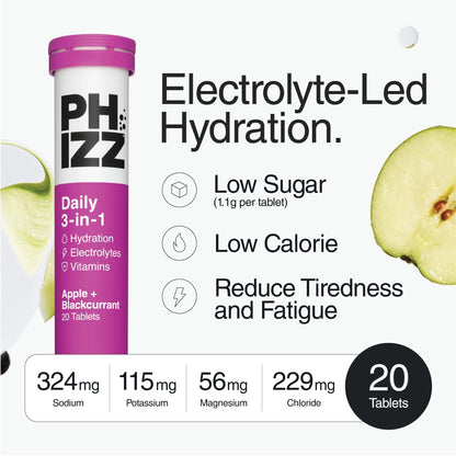 Phizz Electrolytes, Multivitamin & Hydration Tablets