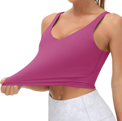 Women’s Longline Sports Bra Wirefree Padded