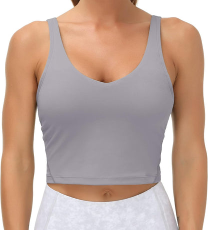 Women’s Longline Sports Bra Wirefree Padded