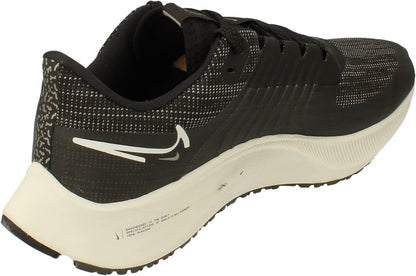 NIKE Air Zoom Pegasus 38 Shield Mens Running Trainers DC4073 Sneakers Shoes (UK 6 US 7 EU 40, Black Platinum Tint 001)