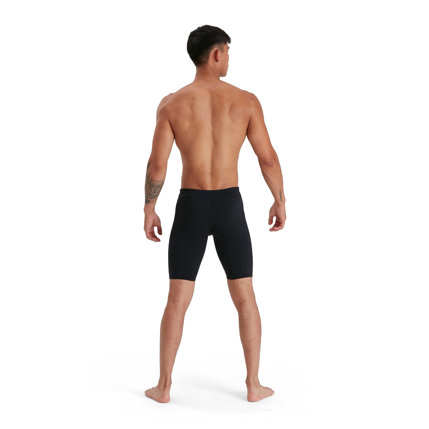 Speedo Men's ECO Endurance + Jammer Swimming Trunks, Chlorine Resistance, Recycled Fabric, Comfort Fit, Swim Training, Fitness, Black, 30