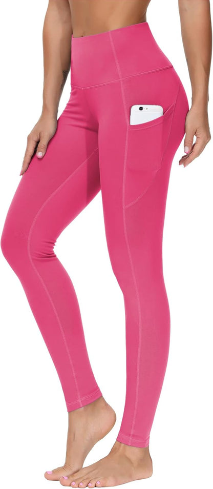THE GYM PEOPLE Thick High Waist Yoga Pants with Pockets