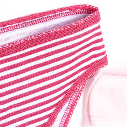 HelloBaby Girls' Cotton Vests – Pink 3-Pack