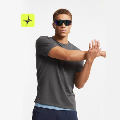 Quick-Drying Solid Color Short Sleeve Sportswear