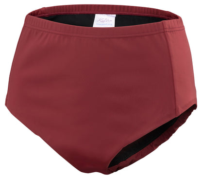 Kes-Vir™ Women’s Period Swimwear Briefs – Leakproof Swim Pants Kenya Red