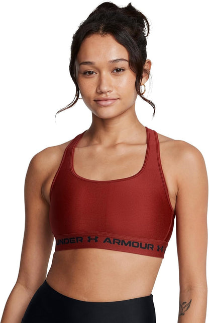 Under Armour Women's Crossback Mid Impact Sports Bra