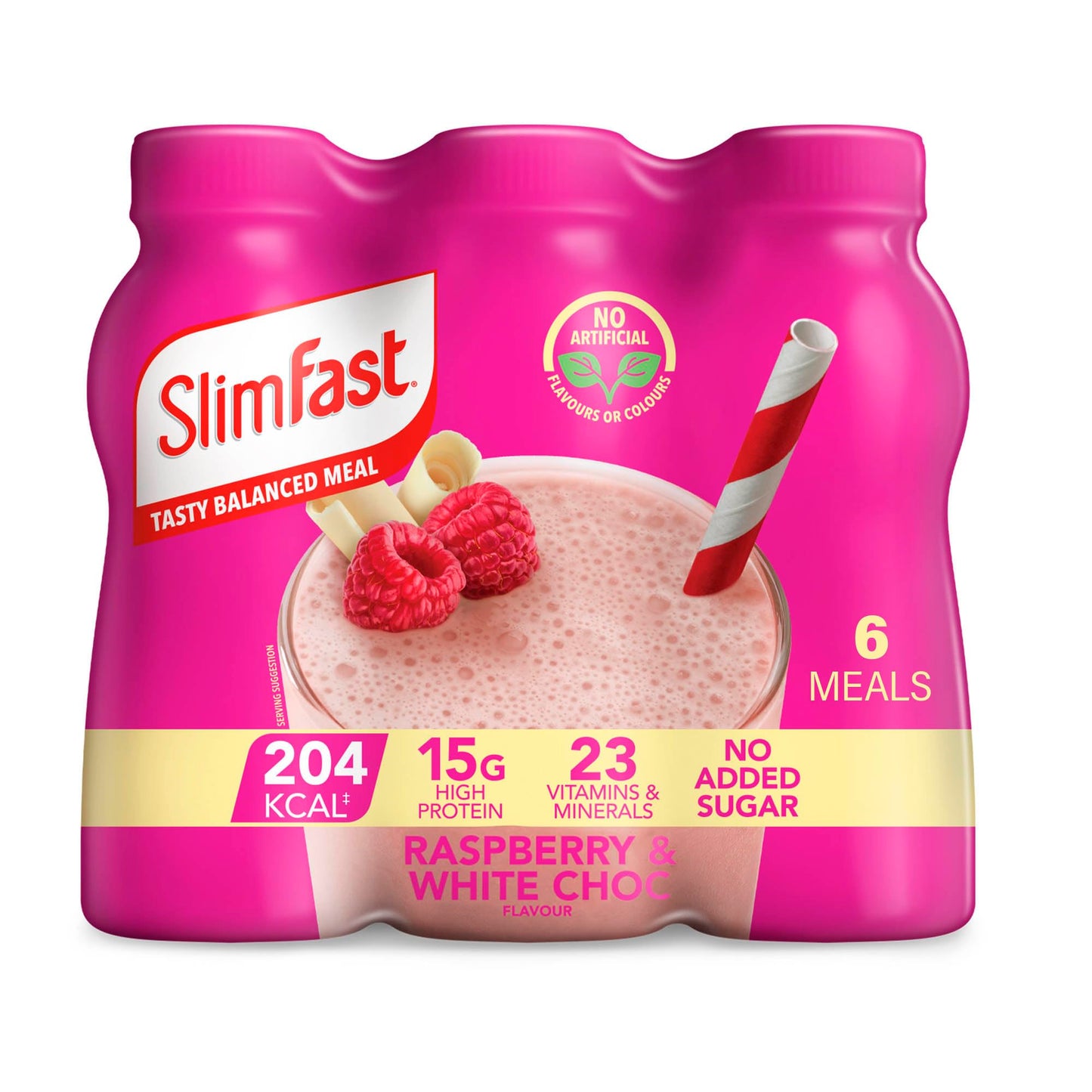 SlimFast Ready To Drink Chocolate Flavour Shake, 6 x 325ml