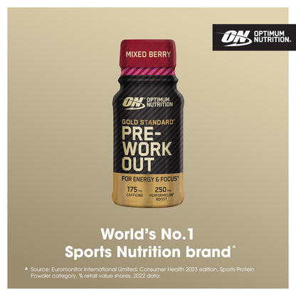 Optimum Nutrition Gold Standard Pre-Workout Energy Shot