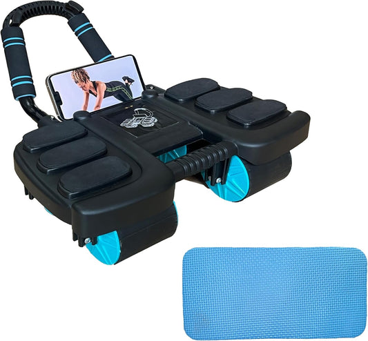 Abdominal wheel roller with Knee Mat