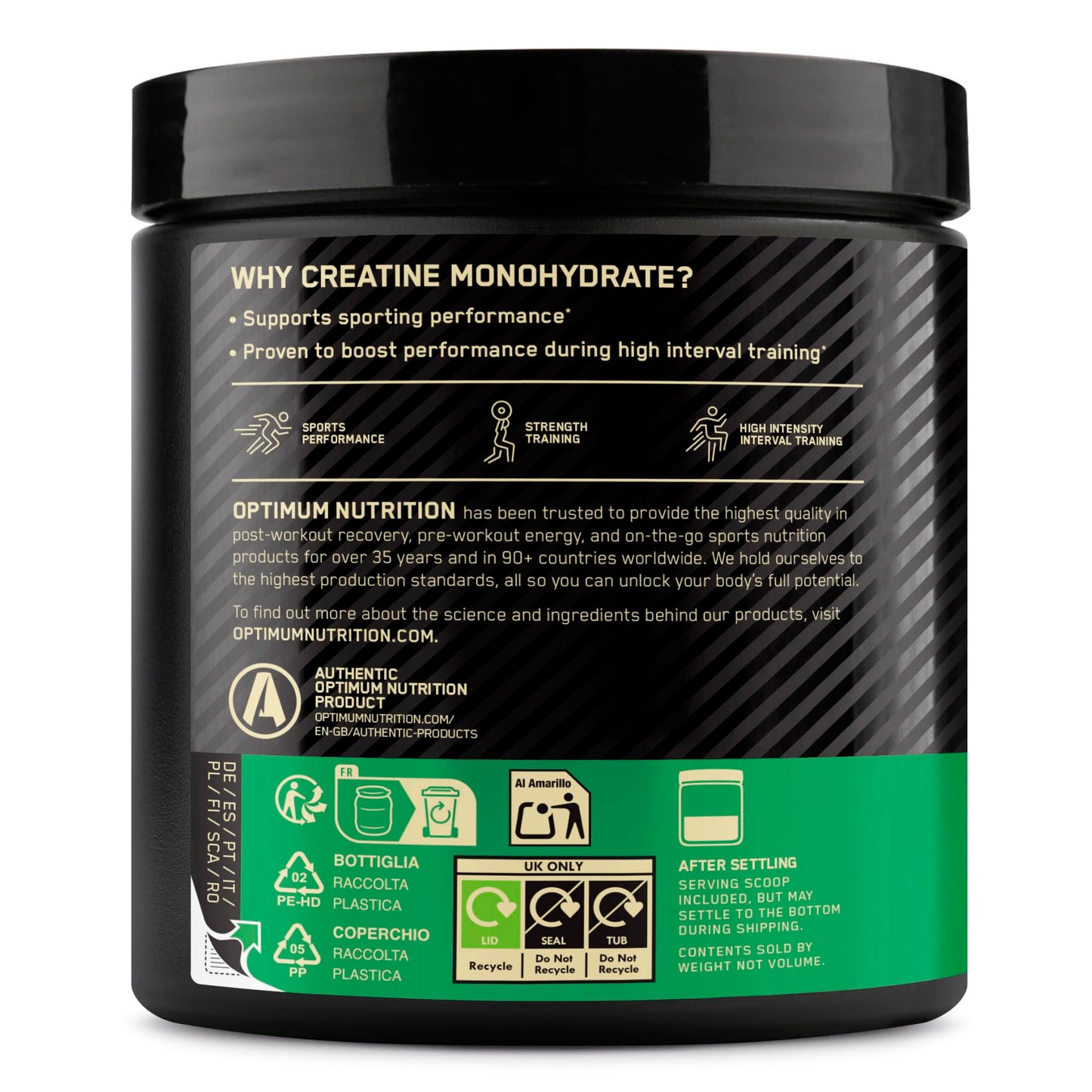Optimum Nutrition Micronised Creatine Powder