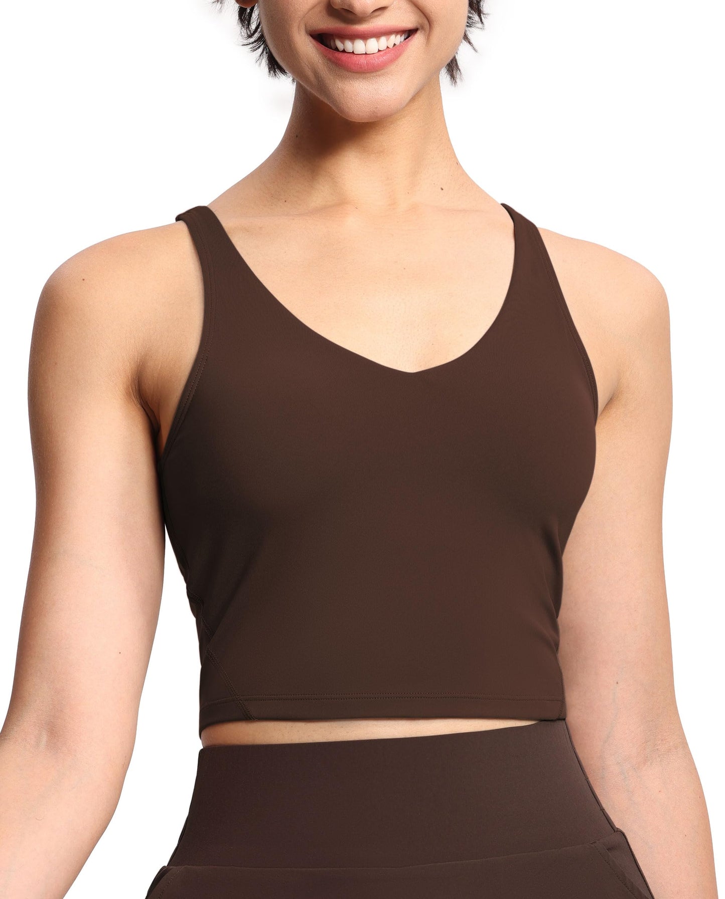 THE GYM PEOPLE Womens Sports Bra Longline Wirefree