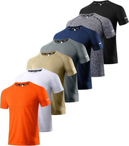 Boyzn 1, 3, 5 or 7 Pack Men's Workout Running Shirts