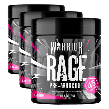 Warrior Rage Pre Workout Powder 392g