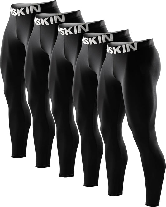 DRSKIN Men’s Compression Pants (5/4/3 Pack)