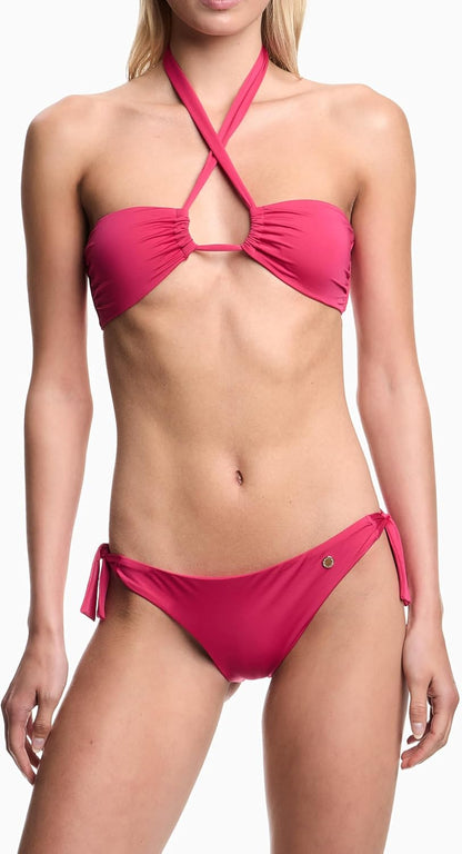 Emporio Armani Women's Bandeau+Brief Bikini Bikini Set (Pack of 2)