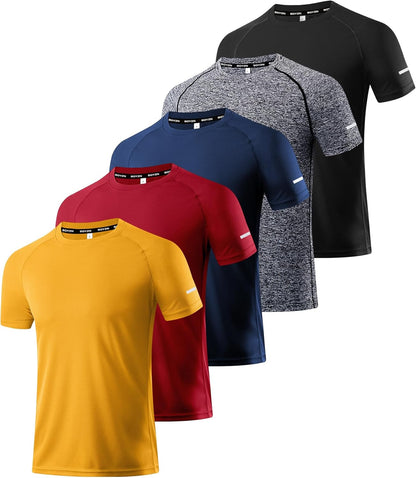 Boyzn 1, 3, 5 or 7 Pack Men's Workout Running Shirts