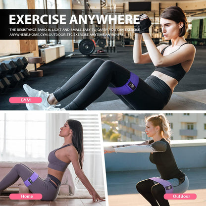 Resistance Bands Set, Exercise Bands with Non-Slip Design