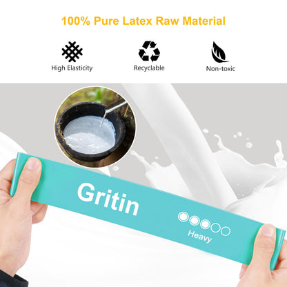 Gritin Resistance Bands, Set of 5