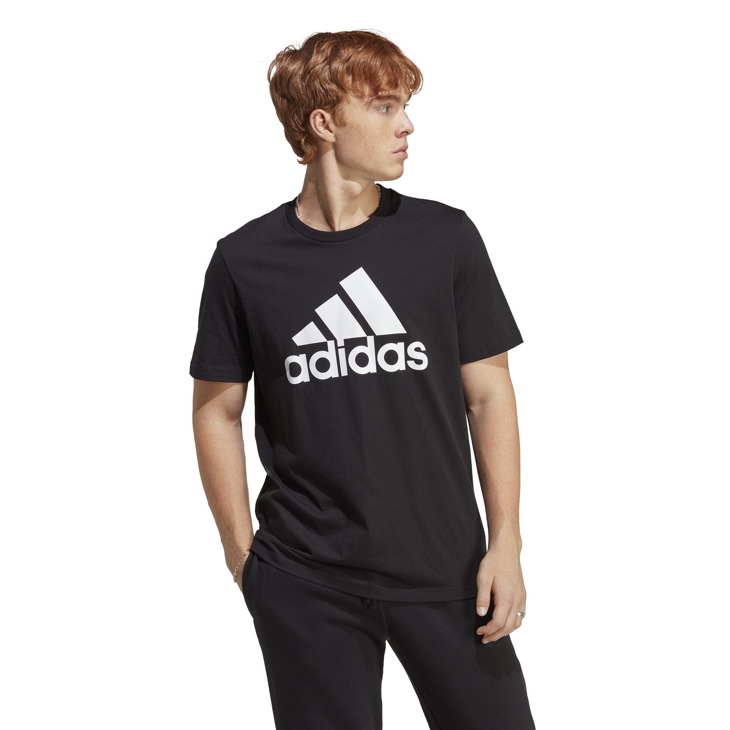 adidas Men's Essentials Single Jersey Big Logo Tee T-Shirt