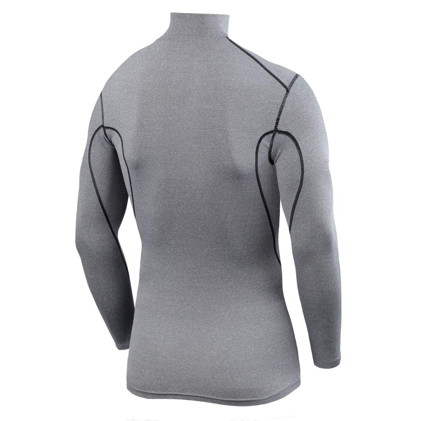 TCA Boys' Pro Performance Compression Base Layer Long Sleeve Top - Mock Neck