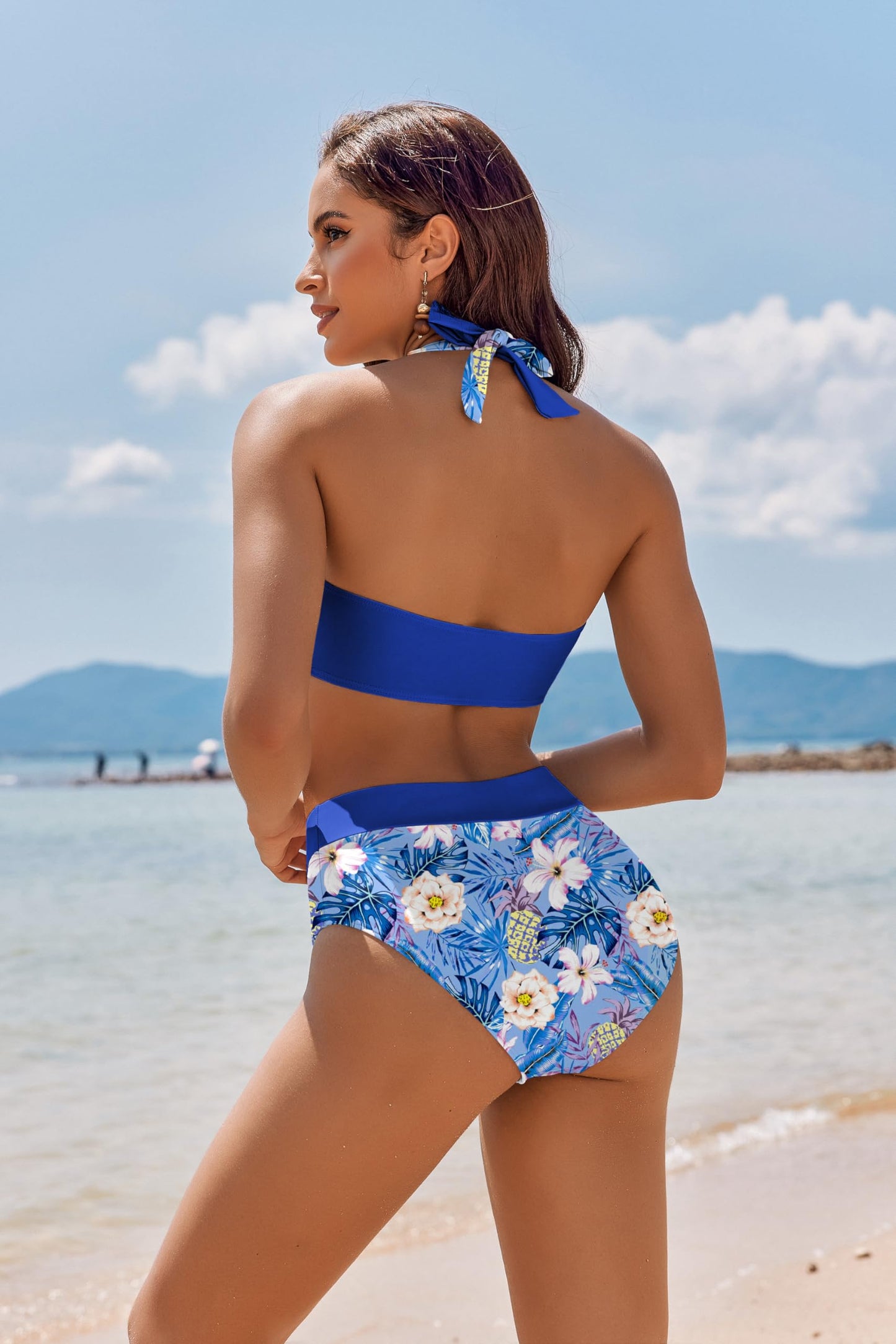 AI'MAGE Women's High Waisted Bikini Set