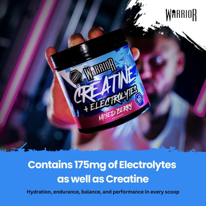Warrior Creatine Monohydrate Plus Electrolytes Powder 360g