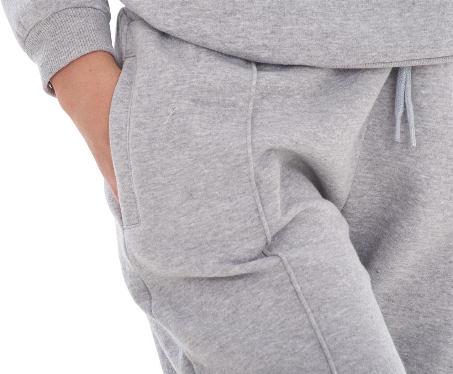 Ladies Plain Tracksuit Round Neck