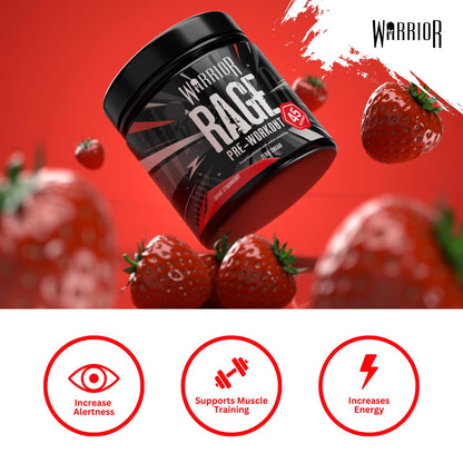 Warrior Rage Pre Workout Powder 392g