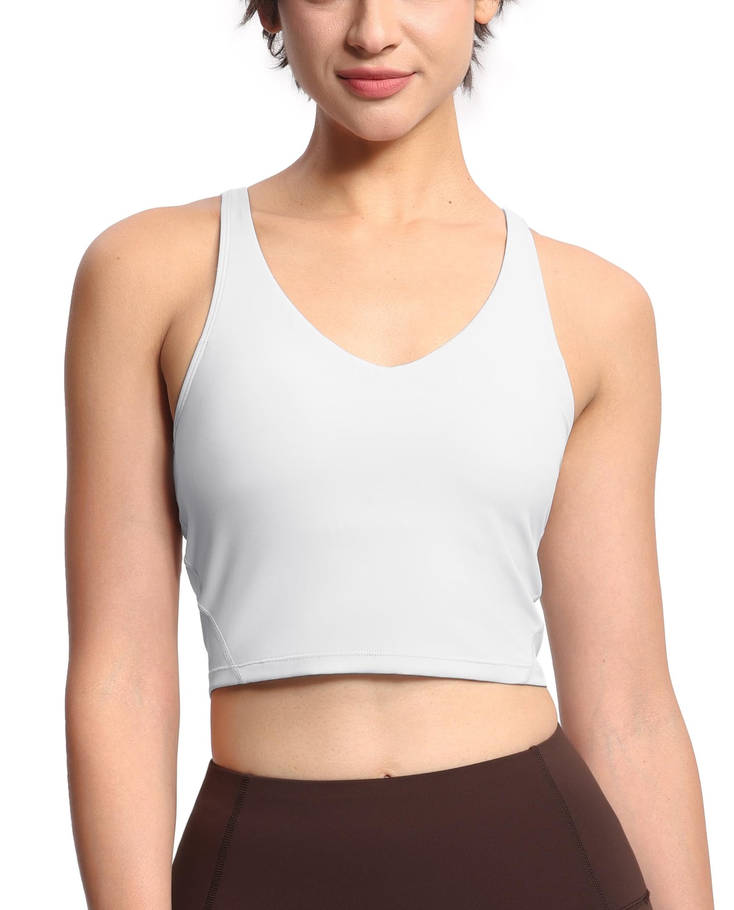 THE GYM PEOPLE Womens Sports Bra Longline Wirefree