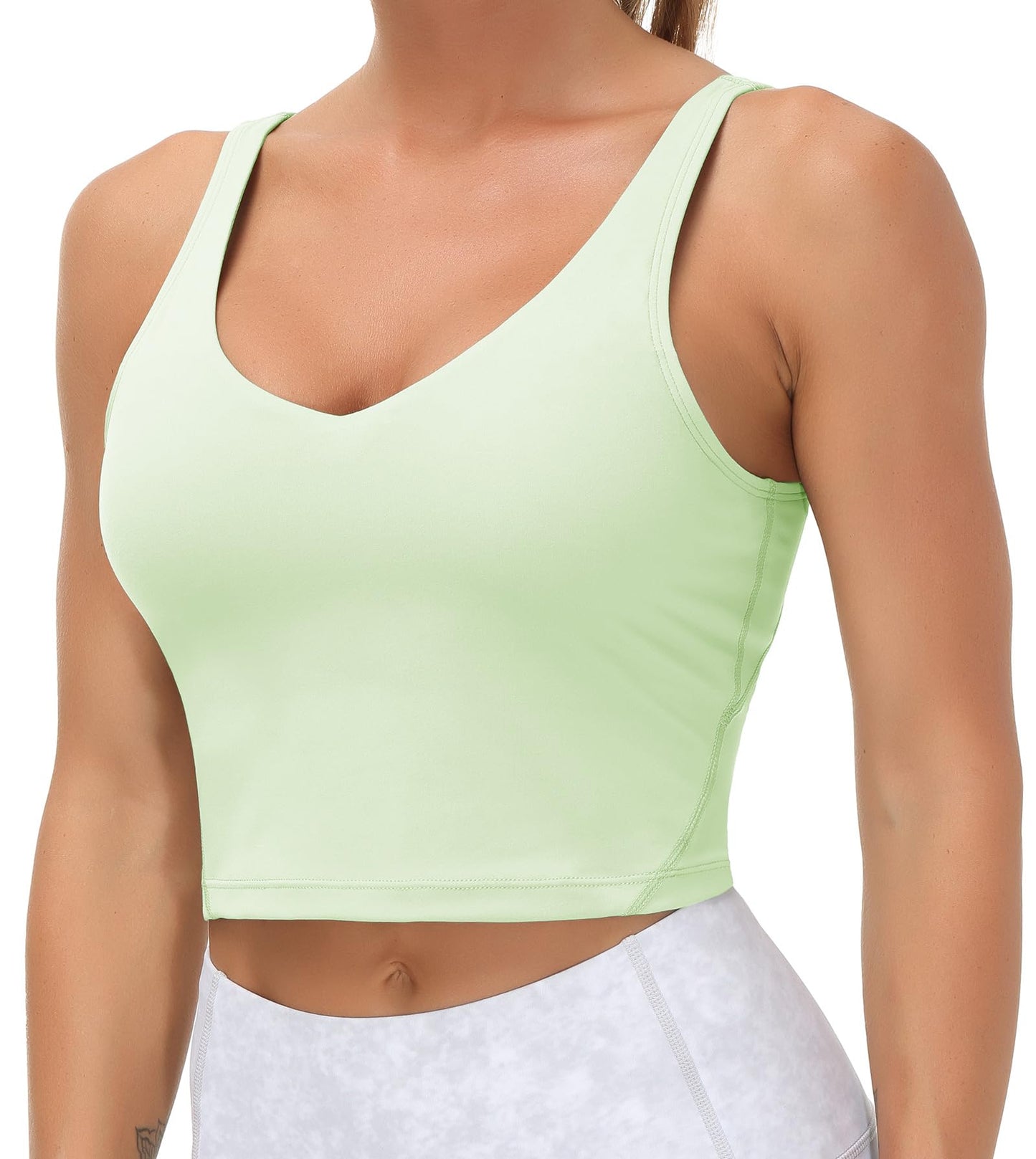 THE GYM PEOPLE Womens Sports Bra Longline Wirefree