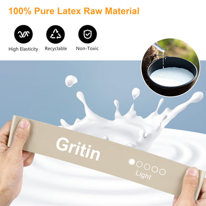 Gritin Resistance Bands, Set of 5