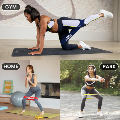 Exercise Bands Resistance Bands for Working Out, Set of 5 Bands