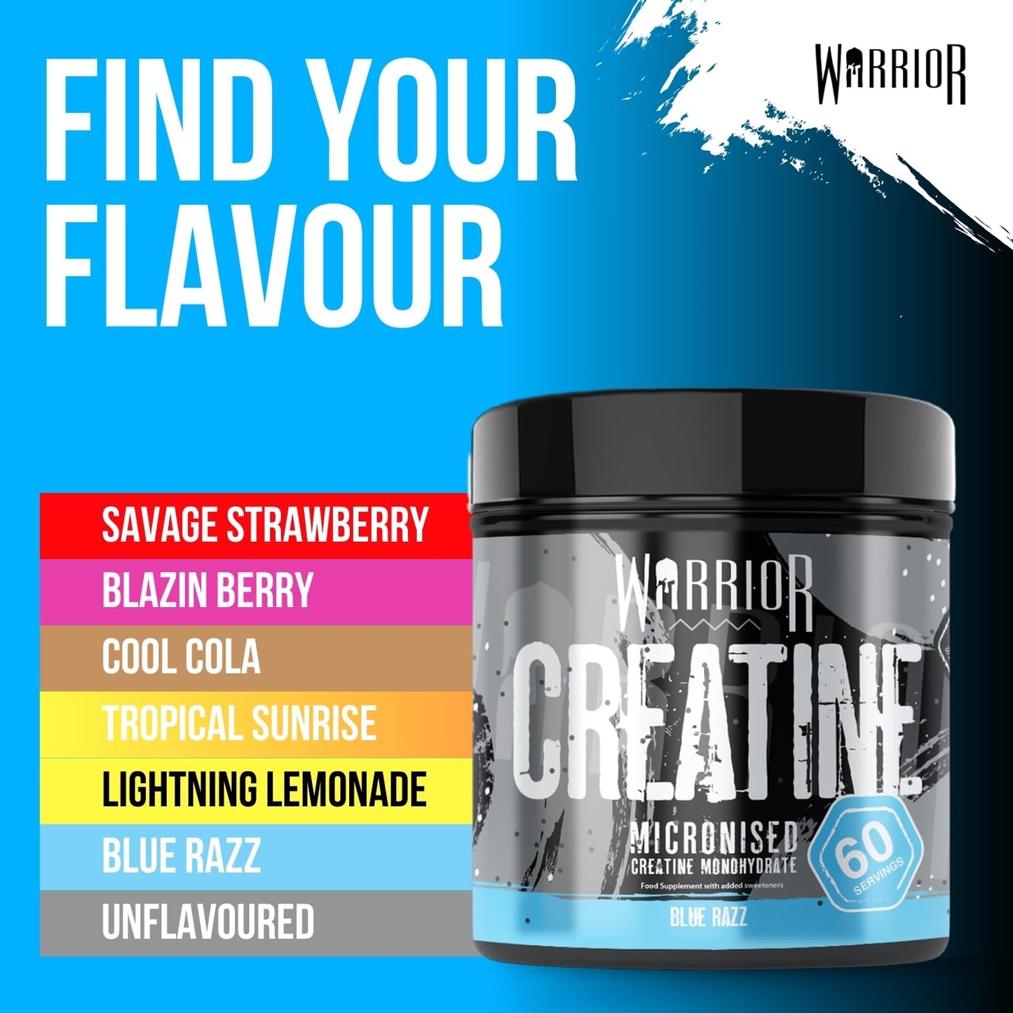 Warrior Creatine Monohydrate Powder 300g
