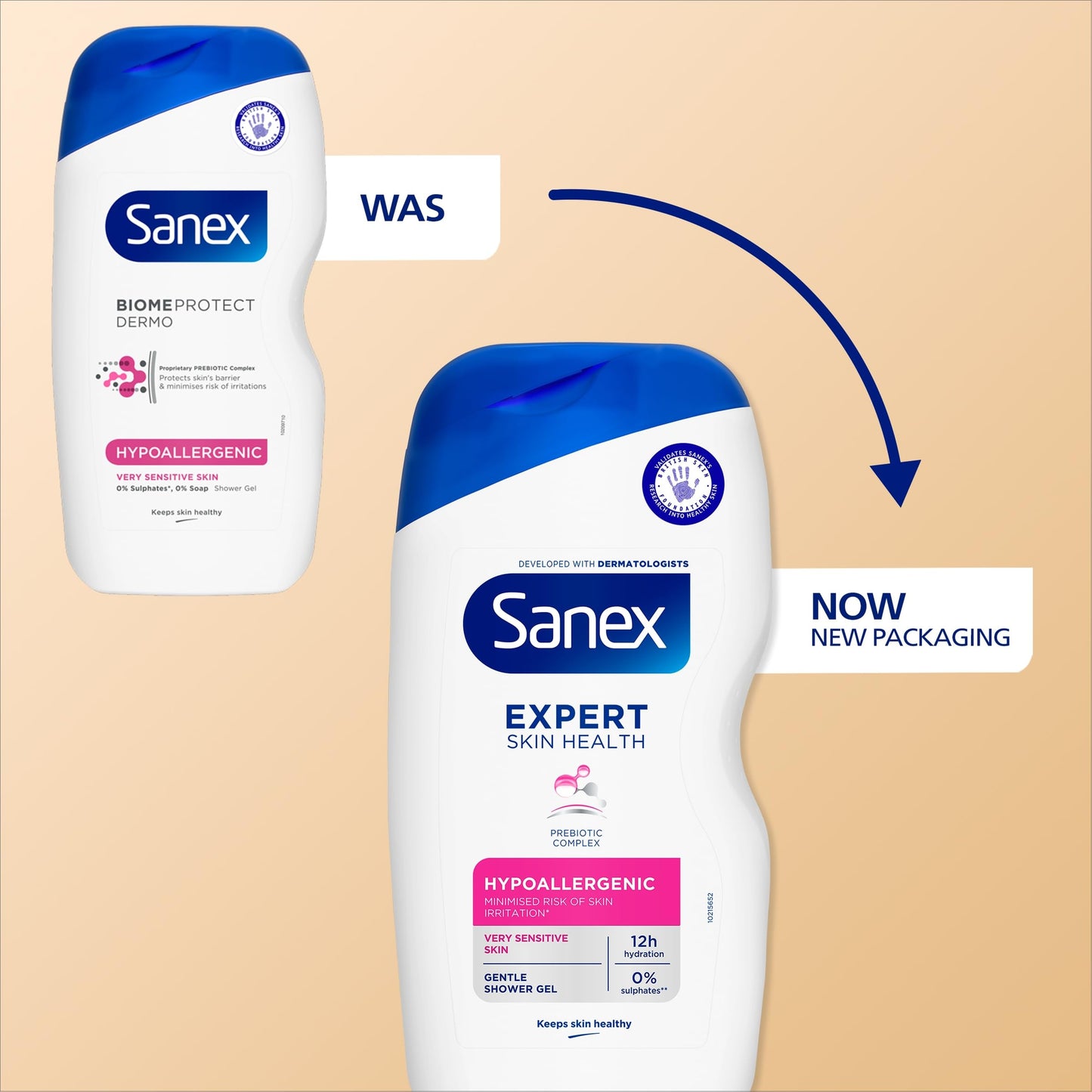 Sanex Expert Skin Health Moisturising Shower gel 570ml