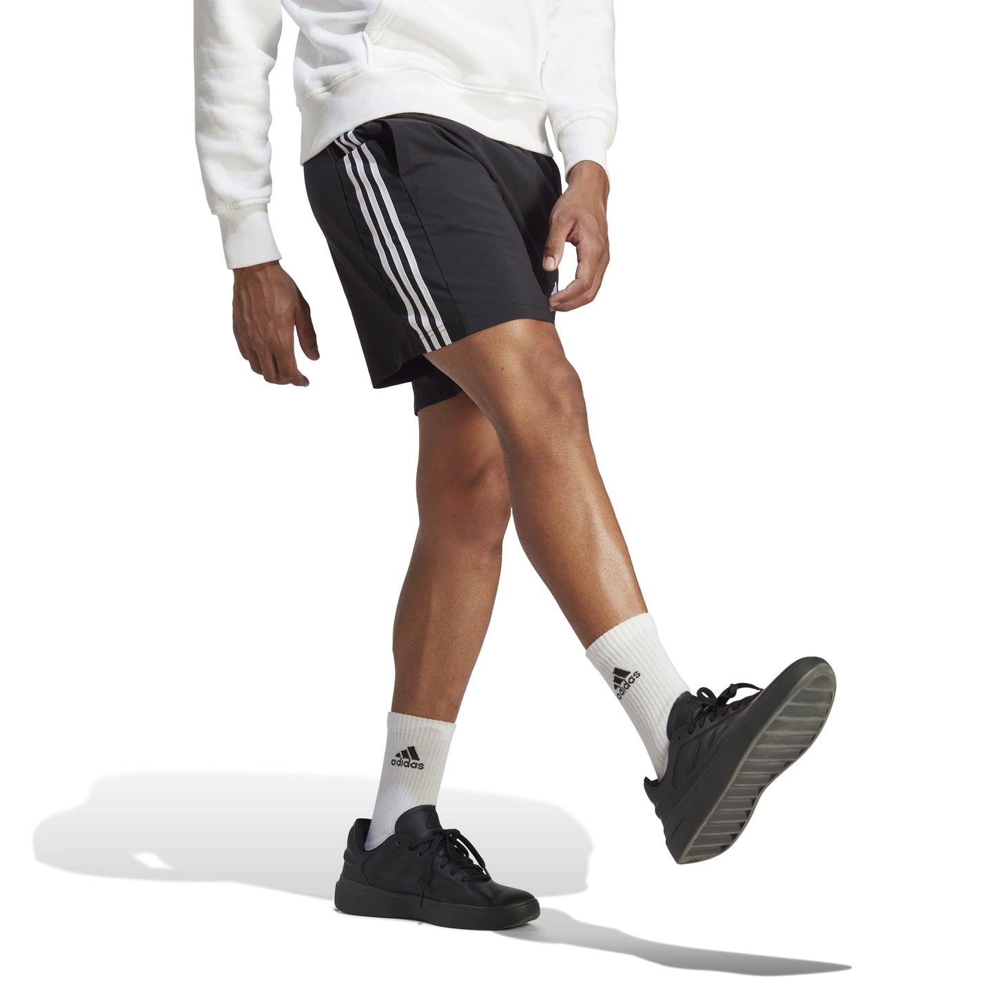 adidas Men's Aeroready Essentials with Stripes Shorts