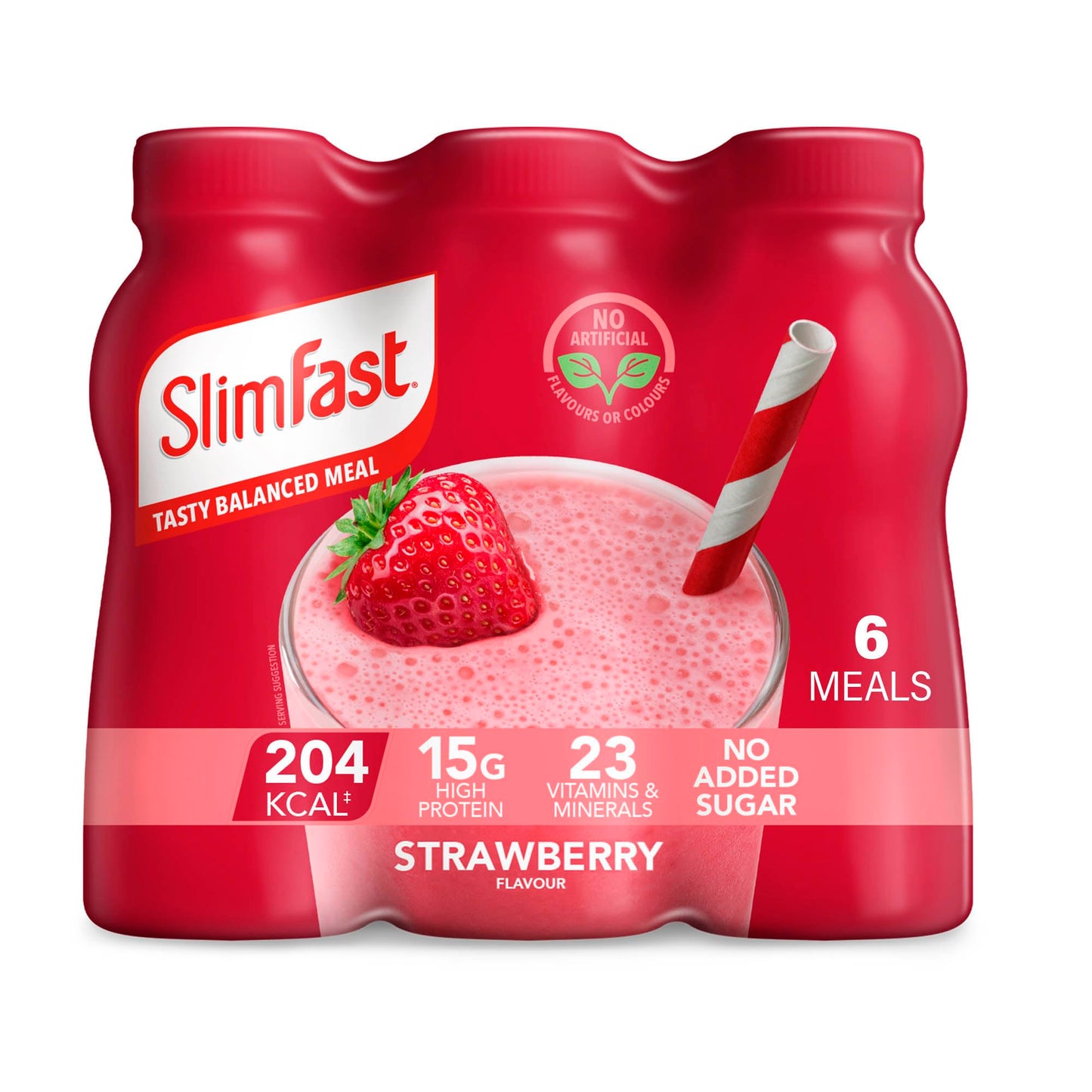 SlimFast Ready To Drink Chocolate Flavour Shake, 6 x 325ml