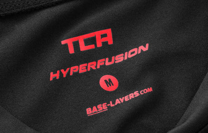 TCA Men's and Boys' HyperFusion Compression Base Layer Top Short Sleeve Under Shirt