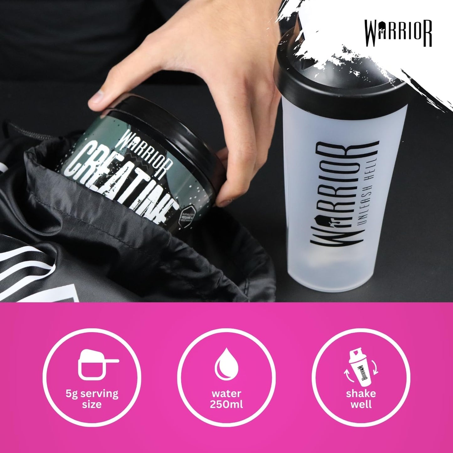Warrior Creatine Monohydrate Powder 300g