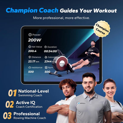 MERACH Q1S Magnetic Rowing Machine | 16 Resistance Levels