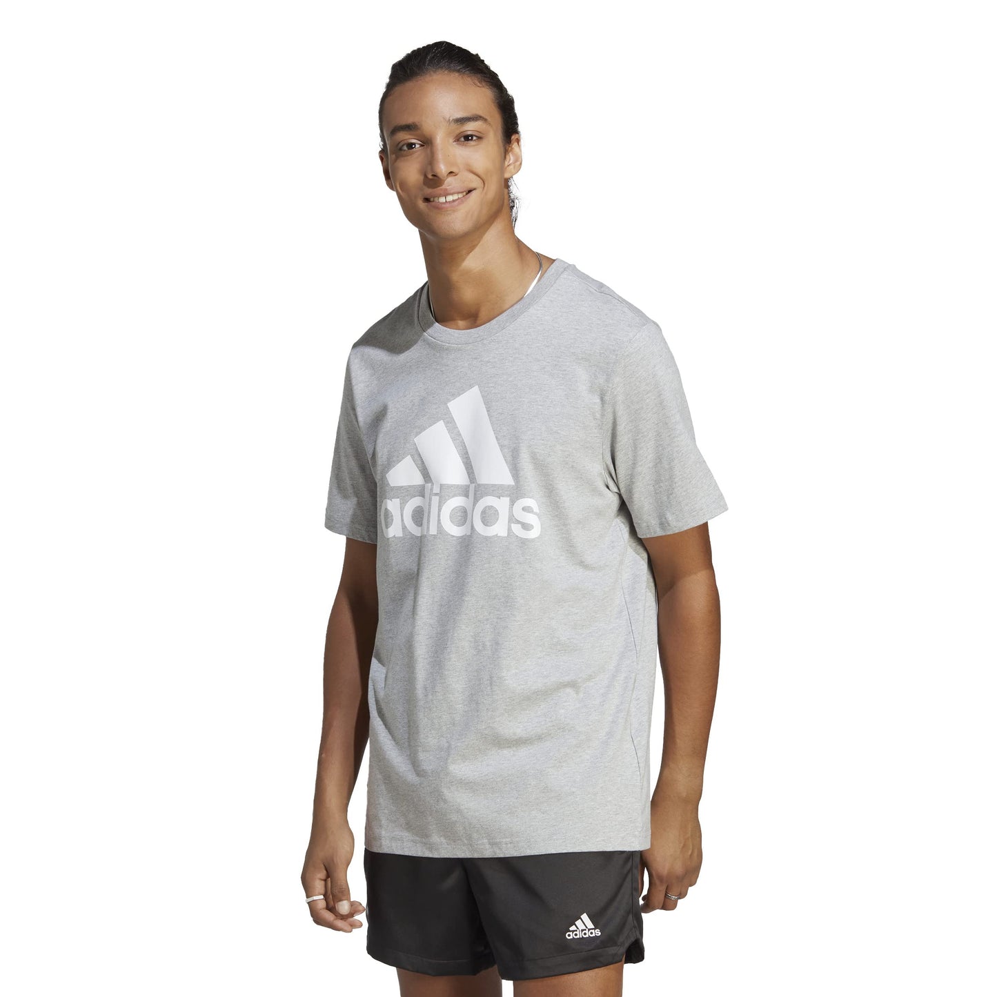 adidas Men's Essentials Single Jersey Big Logo Tee T-Shirt