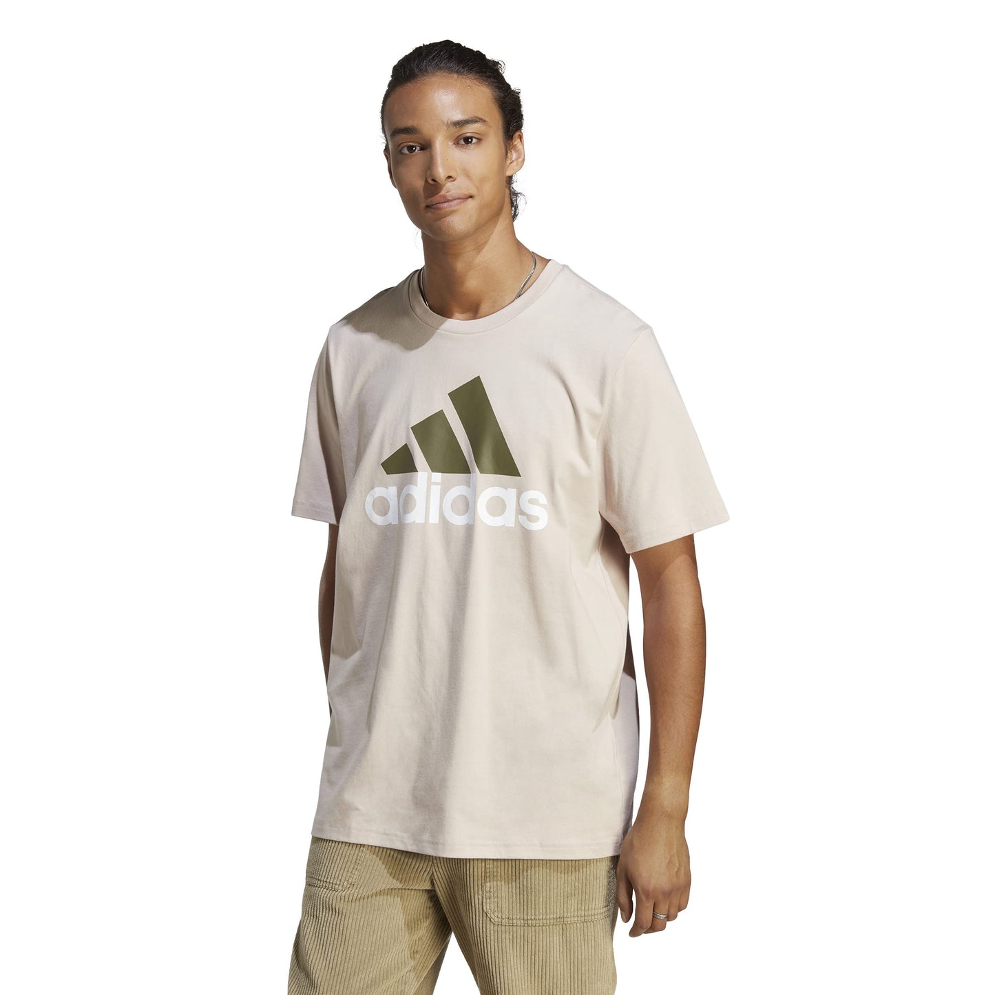 adidas Men's Essentials Single Jersey Big Logo Tee T-Shirt