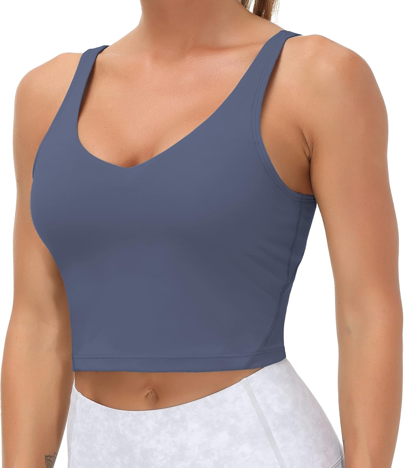Women’s Longline Sports Bra Wirefree Padded