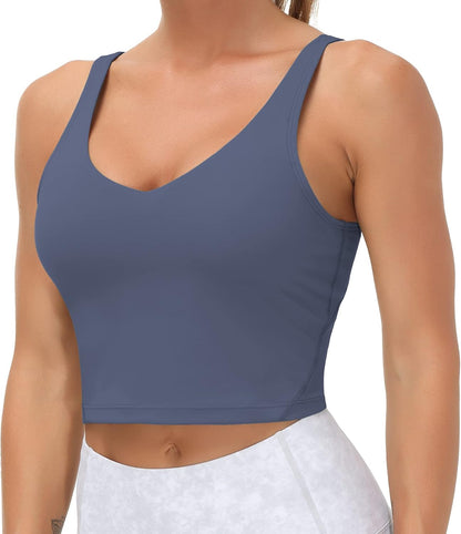 Women’s Longline Sports Bra Wirefree Padded