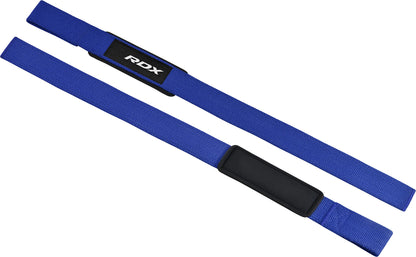 RDX Weight Lifting Straps Deadlifting Powerlifting, 5MM Neoprene Wrist Support, Anti Slip 60CM Hand Bar Grip, Heavy Duty Bodybuilding Weightlifting Workout, Soft Cotton, Strength Training Gym Fitness